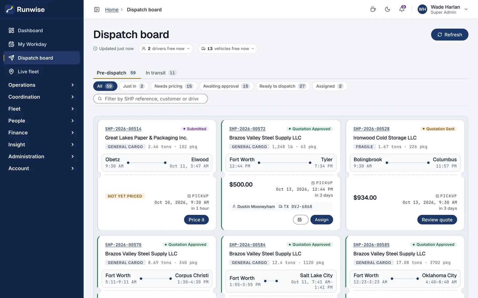 Runwise video preview
